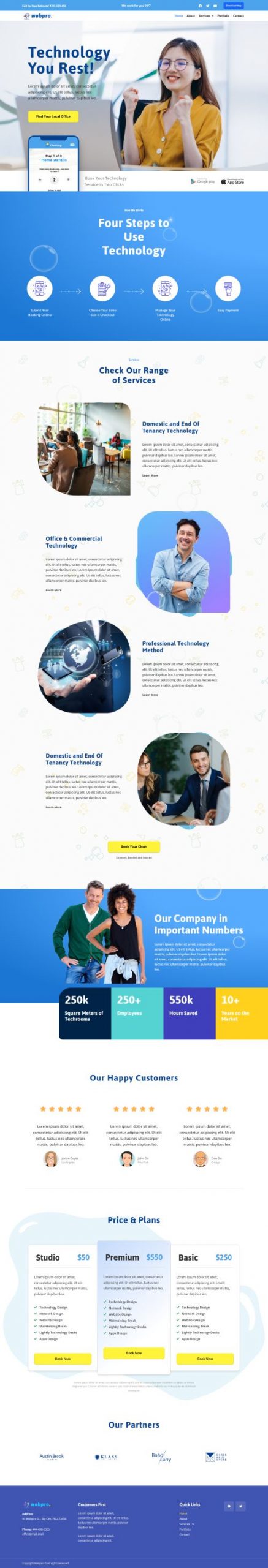 Template Design Standard Page 1 - webpro